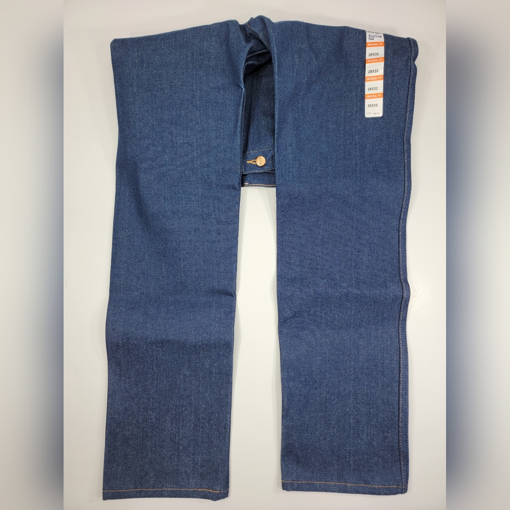 NEW Wrangler Pro Rodeo Original Fit Blue Jeans Cowboy Cut 13MWZ Mens 28x32 NWT - Picture 4 of 14